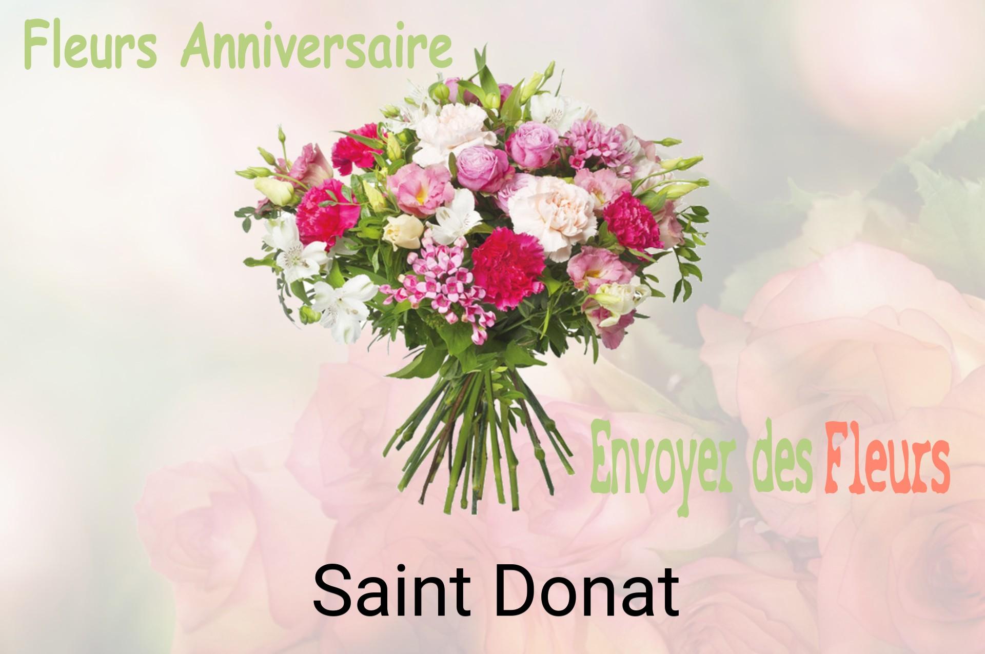 Bouquet de fleurs d’anniversaire livré à Saint-Donat